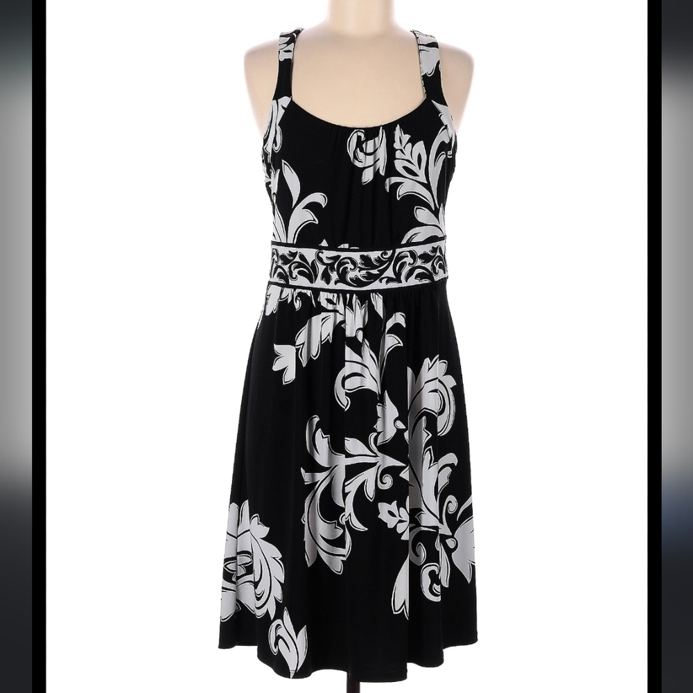 White House | Black Market  B&W dress